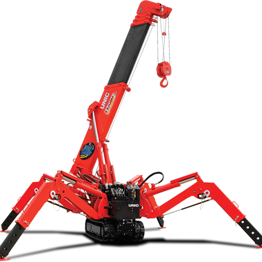 Advantages of a SPYDERCRANE® in the Construction Industry