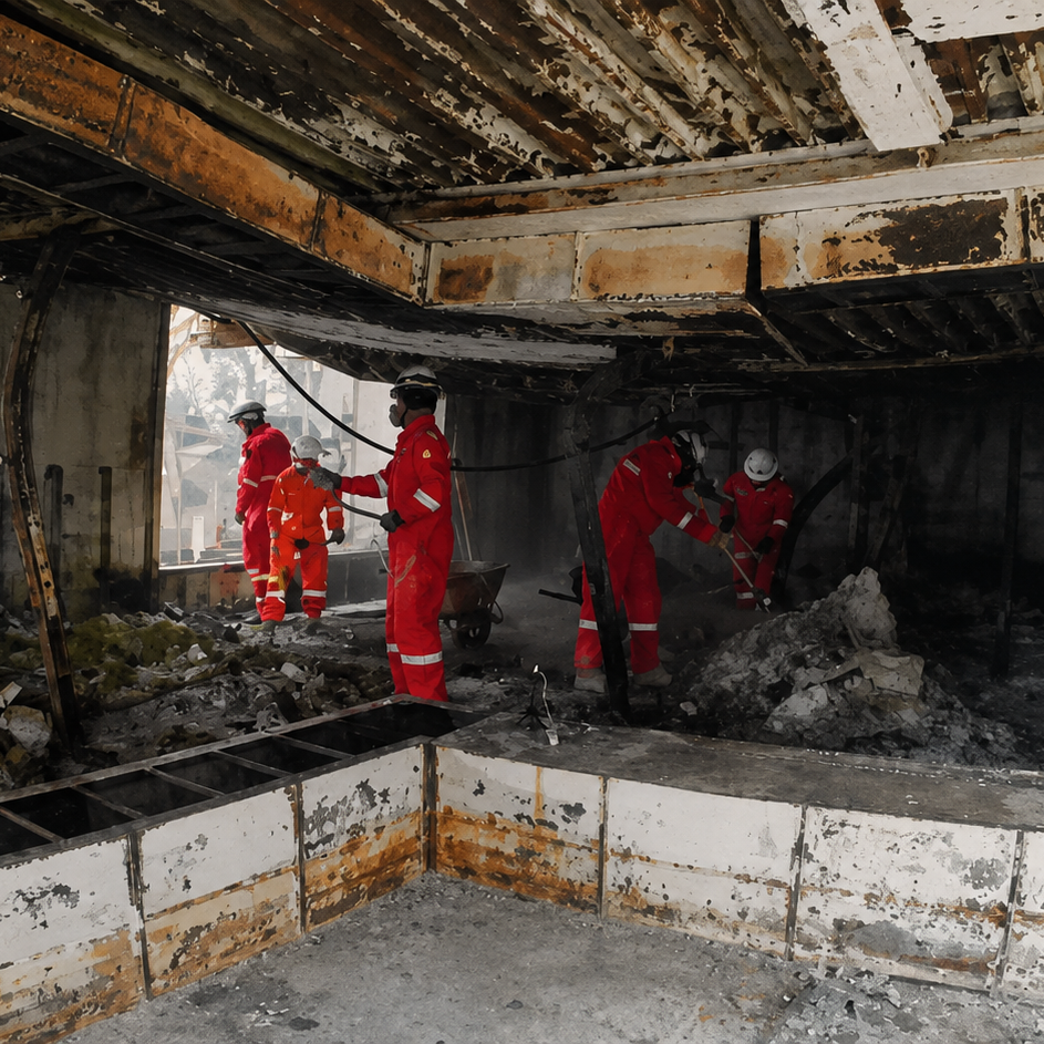 Wildfire Cleanup & Structural Stabilization After Fire Damage