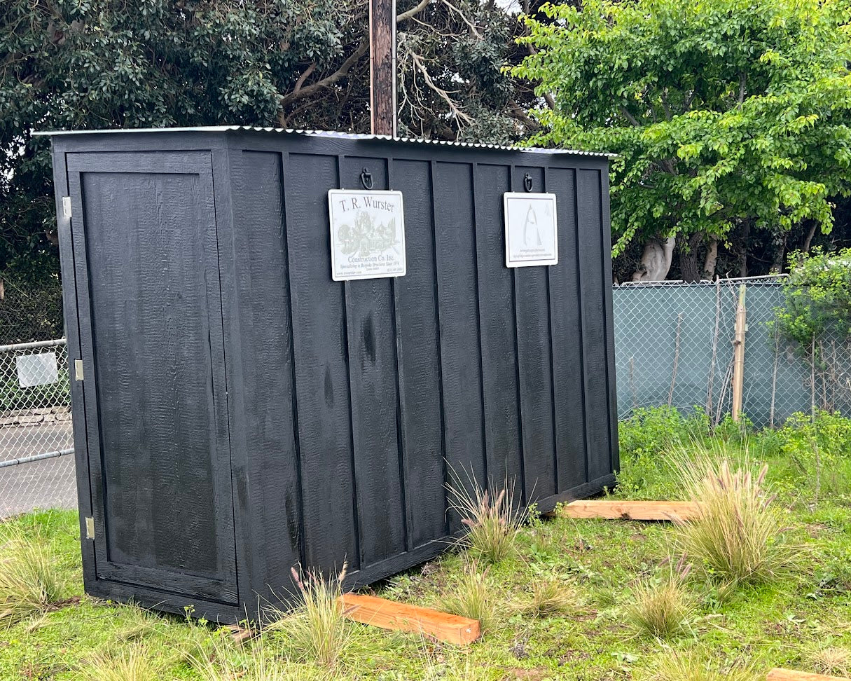 4' x 8' Wood Storage Container Rental