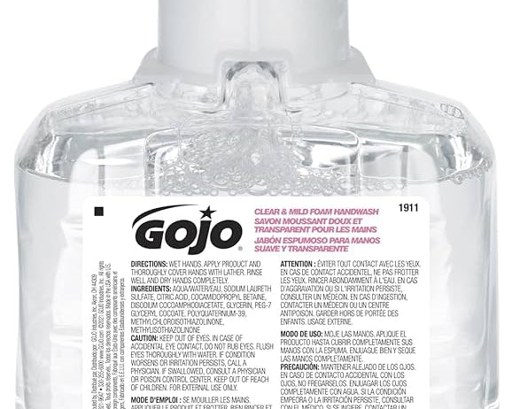 GOJO Clear & Mild Foam Handwash Refill (1200 mL)