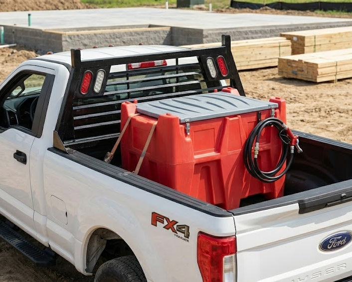 116 Gallon Red Diesel Fuel Tank Rental