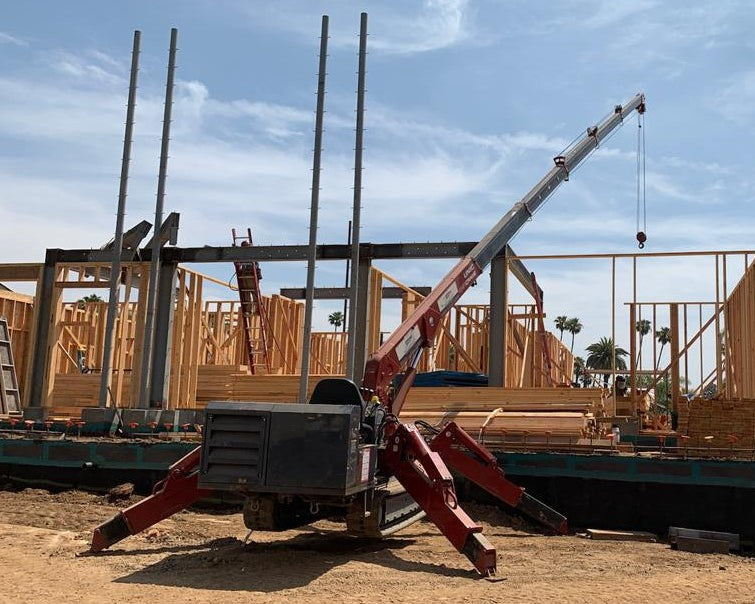 SPYDERCRANE® 300 Series mini crawler crane rental with operator