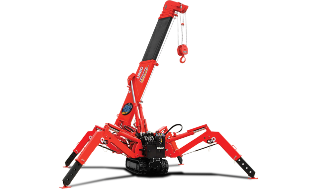Advantages of a SPYDERCRANE® in the Construction Industry