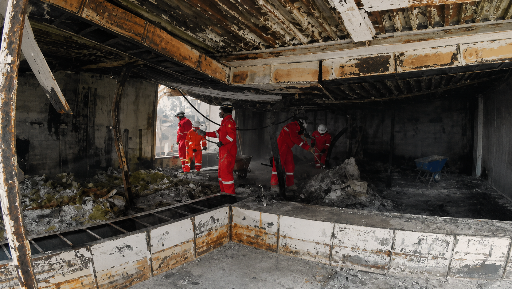 Wildfire Cleanup & Structural Stabilization After Fire Damage