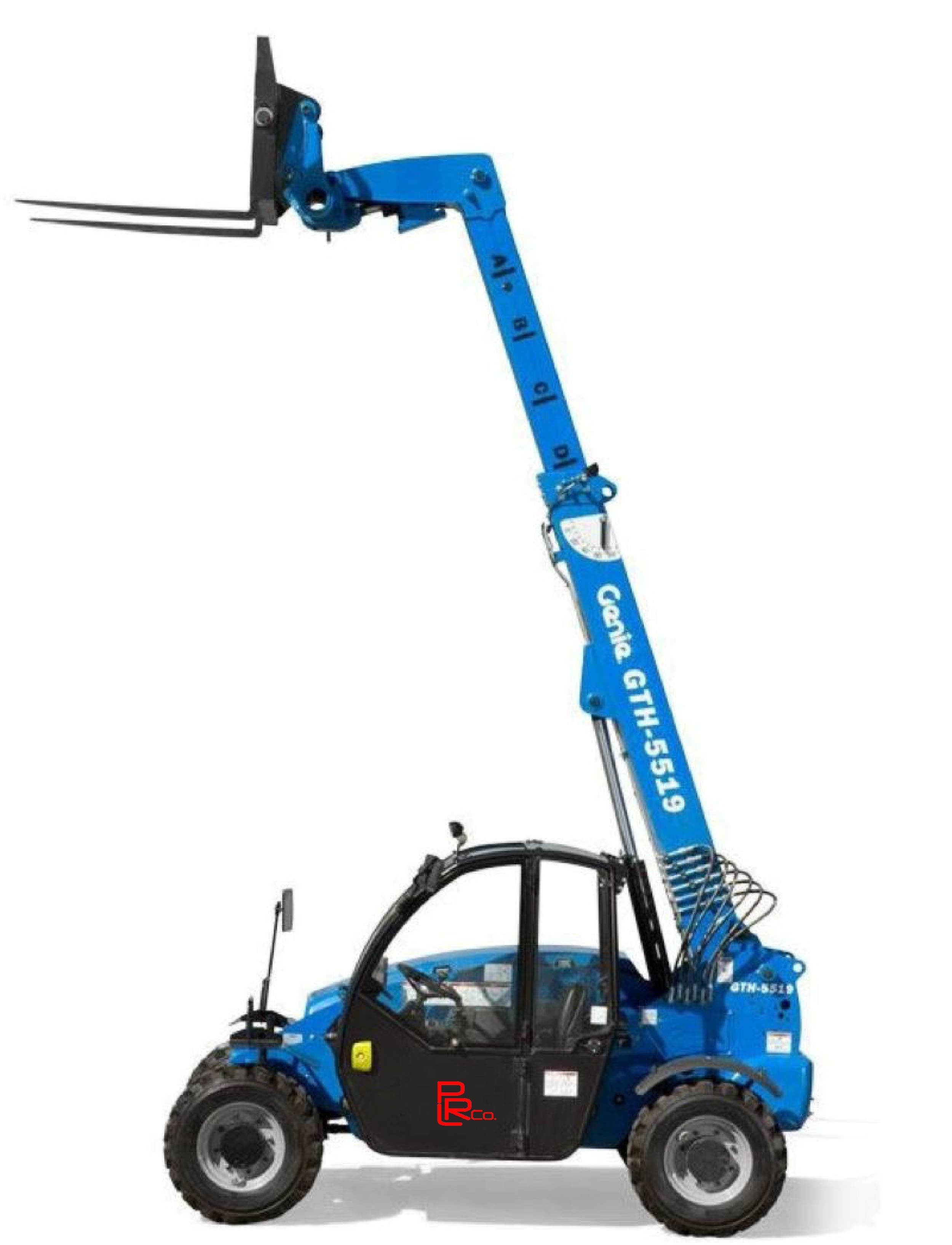 Genie® GTH™-5519 shooting-boom forklift close-up