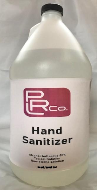 Hand Sanitizer 80% Alcohol Gallon Size