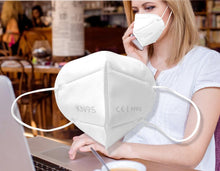 Load image into Gallery viewer, White Disposable KN95 Facemask for Efficient Filtration - from PRLCo
