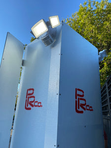 View of Lights of Portable Hand Washing Station