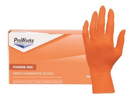 Proworks Powder-Free Exam-Grade Nitrile Gloves