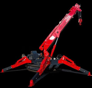 Overview of Unic Spyder Mini Crawler Crane 6800 lb